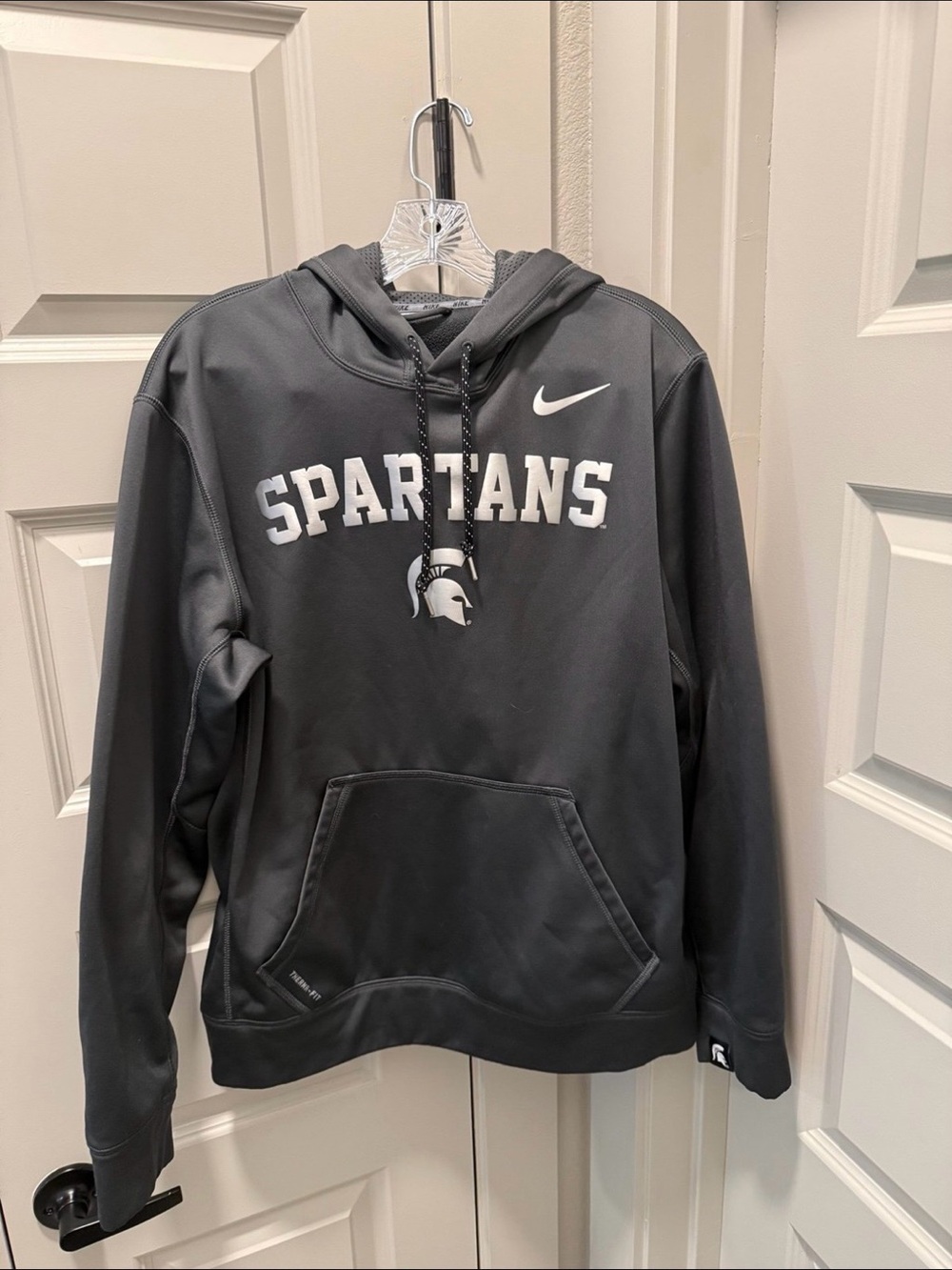 Nike Michigan State Spartans Men’s Graphic Pullover Hoodie - Picture 1 of 2